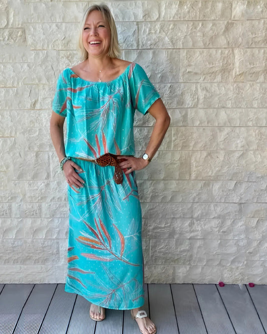 Drop Waist with Floral Print